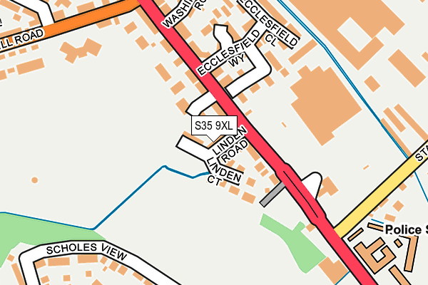 S35 9XL map - OS OpenMap – Local (Ordnance Survey)