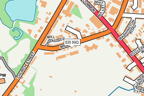S35 9XQ map - OS OpenMap – Local (Ordnance Survey)
