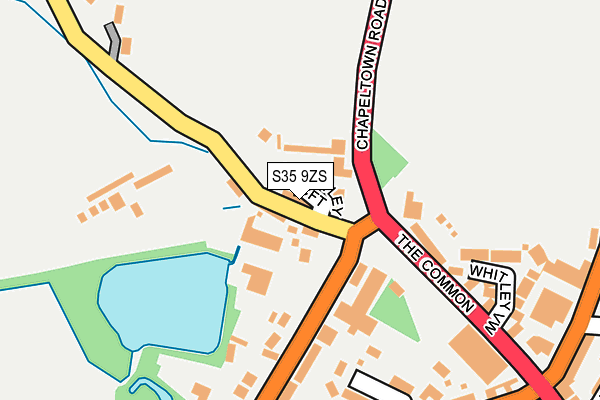 S35 9ZS map - OS OpenMap – Local (Ordnance Survey)