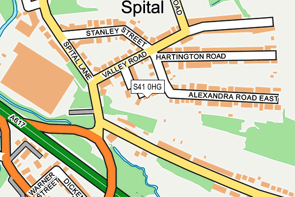 S41 0HG map - OS OpenMap – Local (Ordnance Survey)