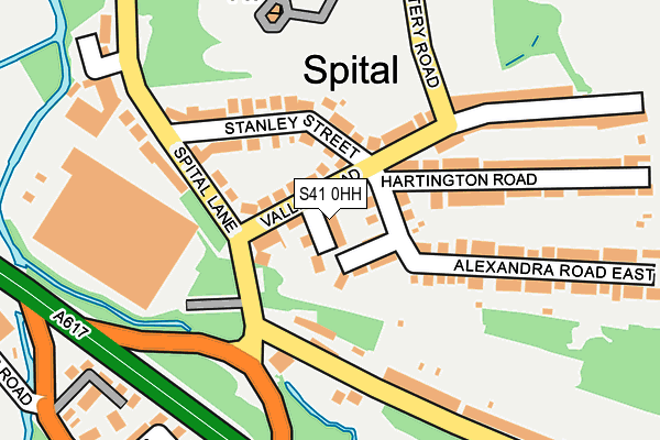 S41 0HH map - OS OpenMap – Local (Ordnance Survey)