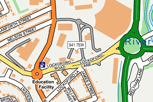 S41 7EW map - OS OpenMap – Local (Ordnance Survey)