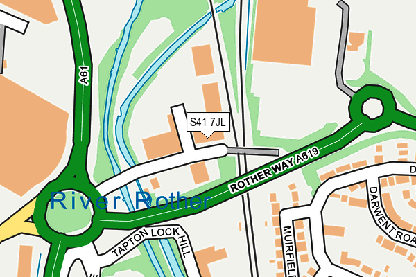 S41 7JL map - OS OpenMap – Local (Ordnance Survey)