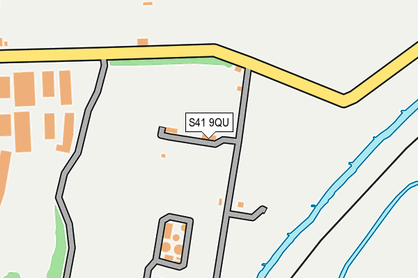 S41 9QU map - OS OpenMap – Local (Ordnance Survey)