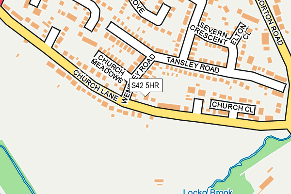 S42 5HR map - OS OpenMap – Local (Ordnance Survey)