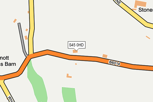 S45 0HD map - OS OpenMap – Local (Ordnance Survey)