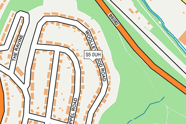 S5 0UH map - OS OpenMap – Local (Ordnance Survey)
