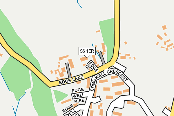S6 1ER map - OS OpenMap – Local (Ordnance Survey)