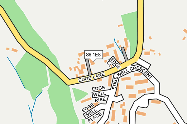 S6 1ES map - OS OpenMap – Local (Ordnance Survey)