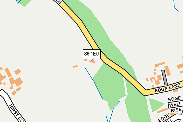 S6 1EU map - OS OpenMap – Local (Ordnance Survey)