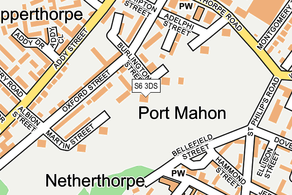 S6 3DS map - OS OpenMap – Local (Ordnance Survey)