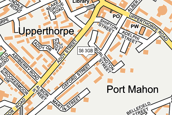 S6 3GB map - OS OpenMap – Local (Ordnance Survey)