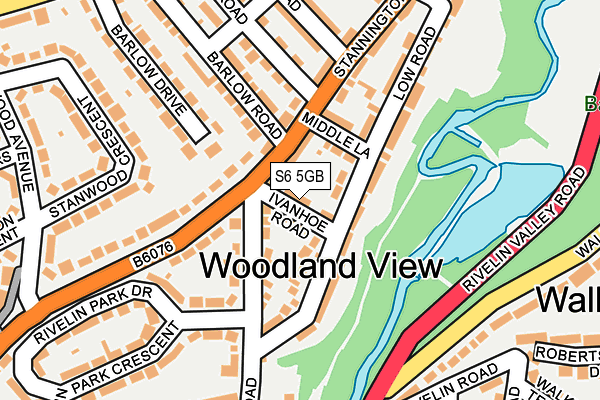 S6 5GB map - OS OpenMap – Local (Ordnance Survey)