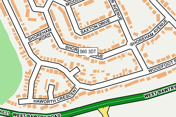 S60 3DT map - OS OpenMap – Local (Ordnance Survey)