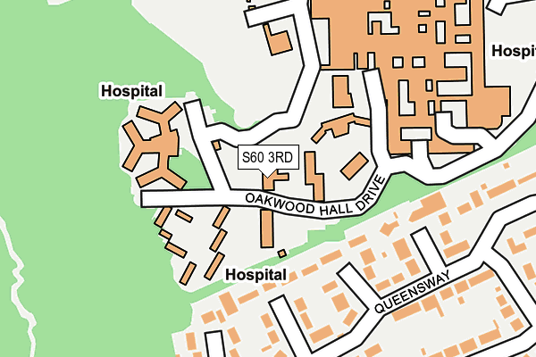 S60 3RD map - OS OpenMap – Local (Ordnance Survey)