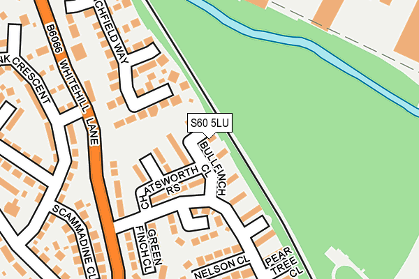 S60 5LU map - OS OpenMap – Local (Ordnance Survey)
