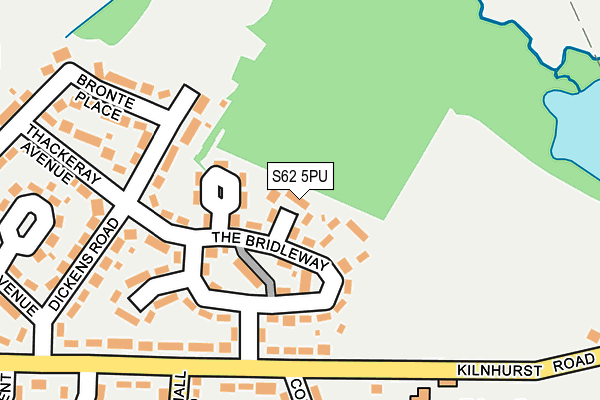 S62 5PU map - OS OpenMap – Local (Ordnance Survey)
