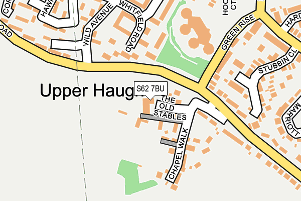 S62 7BU map - OS OpenMap – Local (Ordnance Survey)