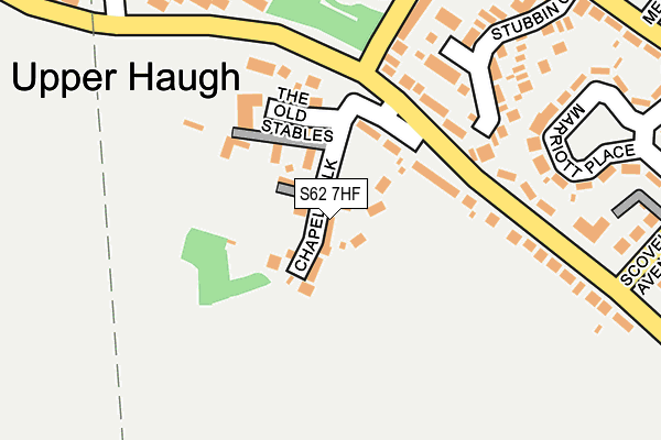 S62 7HF map - OS OpenMap – Local (Ordnance Survey)