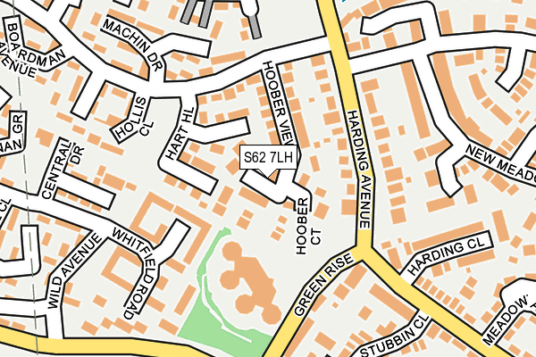 S62 7LH map - OS OpenMap – Local (Ordnance Survey)