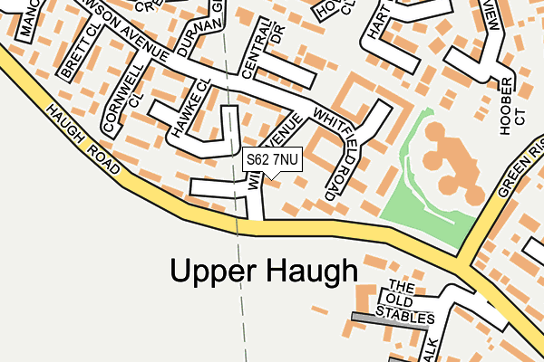 S62 7NU map - OS OpenMap – Local (Ordnance Survey)