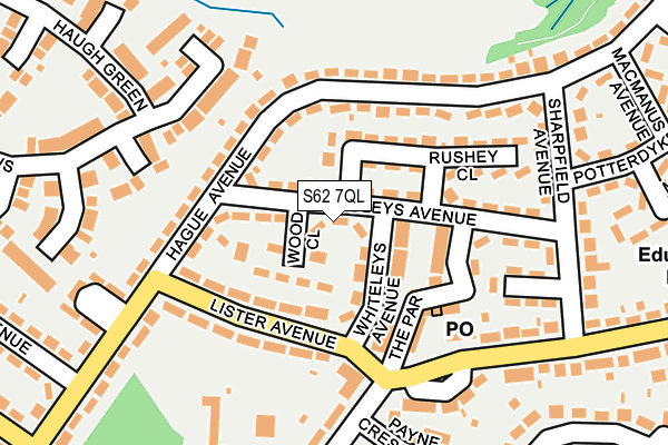 S62 7QL map - OS OpenMap – Local (Ordnance Survey)