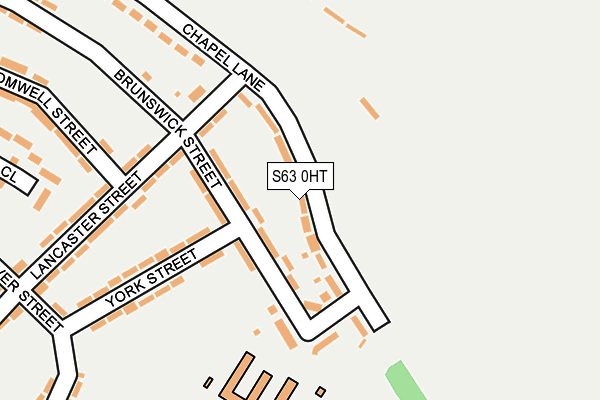 S63 0HT map - OS OpenMap – Local (Ordnance Survey)