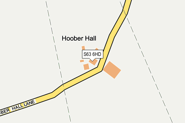 S63 6HD map - OS OpenMap – Local (Ordnance Survey)