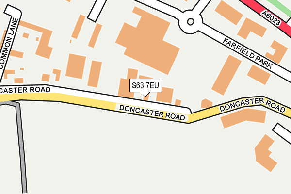 S63 7EU map - OS OpenMap – Local (Ordnance Survey)