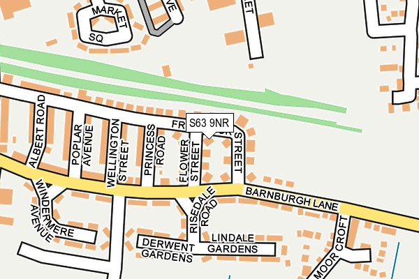 S63 9NR map - OS OpenMap – Local (Ordnance Survey)