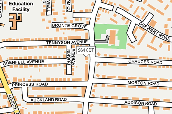 S64 0DT map - OS OpenMap – Local (Ordnance Survey)