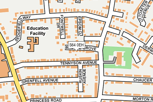 S64 0EH map - OS OpenMap – Local (Ordnance Survey)