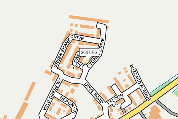 S64 0FG map - OS OpenMap – Local (Ordnance Survey)