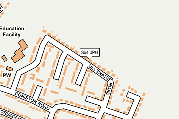 S64 0PH map - OS OpenMap – Local (Ordnance Survey)