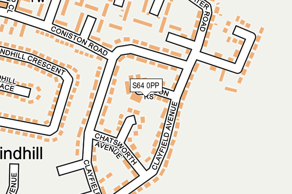 S64 0PP map - OS OpenMap – Local (Ordnance Survey)