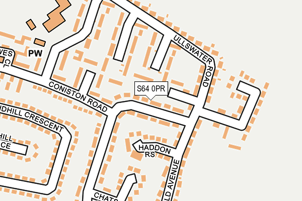 S64 0PR map - OS OpenMap – Local (Ordnance Survey)