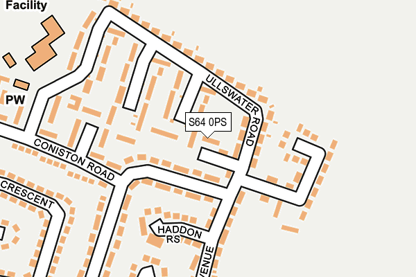 S64 0PS map - OS OpenMap – Local (Ordnance Survey)