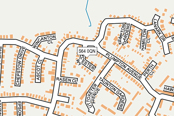 S64 0QN map - OS OpenMap – Local (Ordnance Survey)