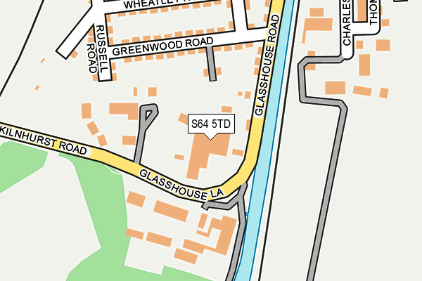 S64 5TD map - OS OpenMap – Local (Ordnance Survey)