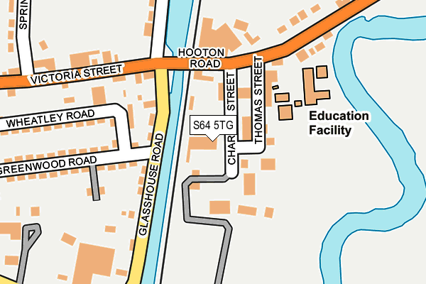 S64 5TG map - OS OpenMap – Local (Ordnance Survey)