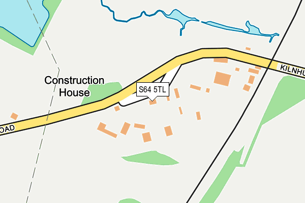 S64 5TL map - OS OpenMap – Local (Ordnance Survey)