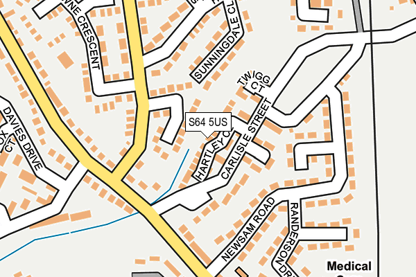 S64 5US map - OS OpenMap – Local (Ordnance Survey)