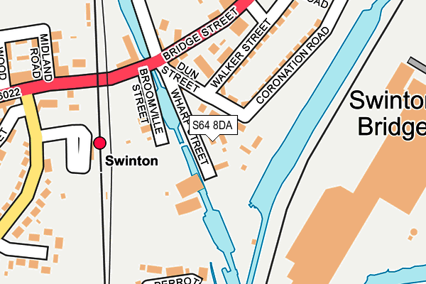 S64 8DA map - OS OpenMap – Local (Ordnance Survey)