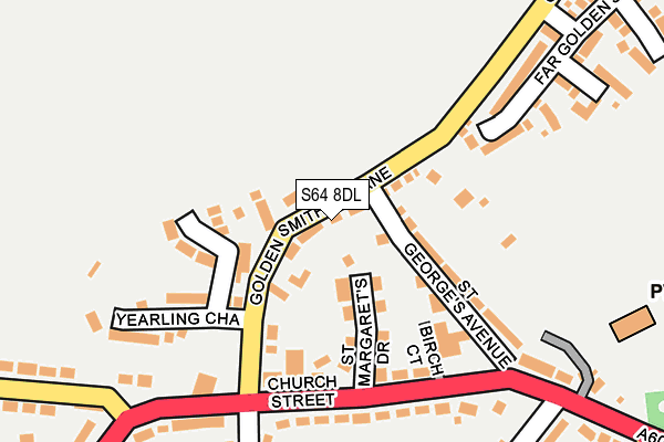 S64 8DL map - OS OpenMap – Local (Ordnance Survey)