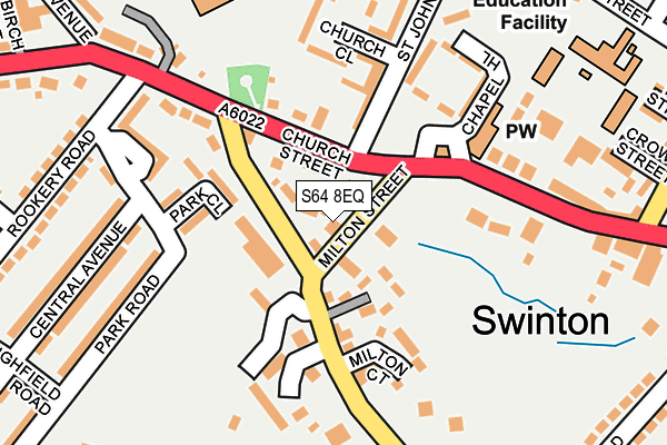 S64 8EQ map - OS OpenMap – Local (Ordnance Survey)