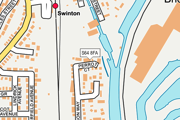 S64 8FA map - OS OpenMap – Local (Ordnance Survey)