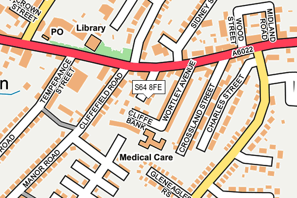 S64 8FE map - OS OpenMap – Local (Ordnance Survey)