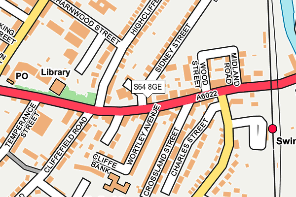 S64 8GE map - OS OpenMap – Local (Ordnance Survey)