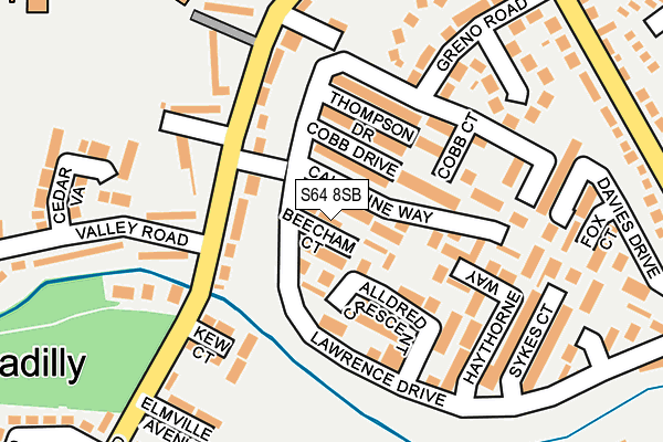 S64 8SB map - OS OpenMap – Local (Ordnance Survey)