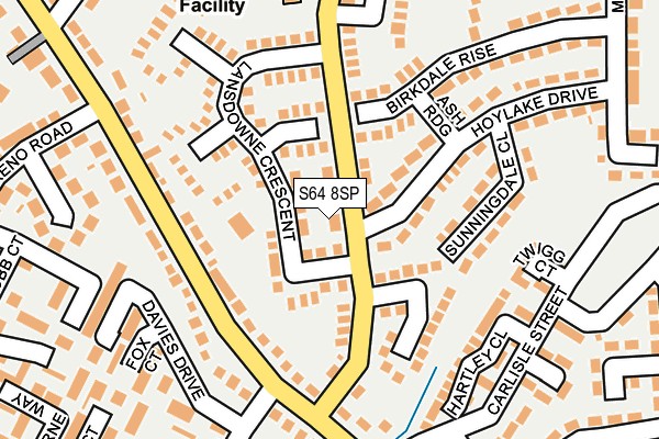 S64 8SP map - OS OpenMap – Local (Ordnance Survey)